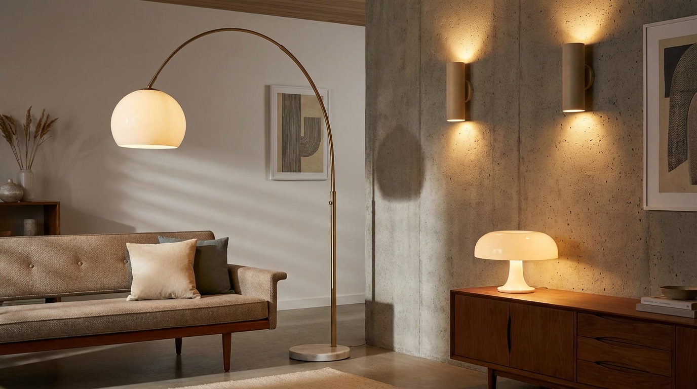 Modern lamp accent